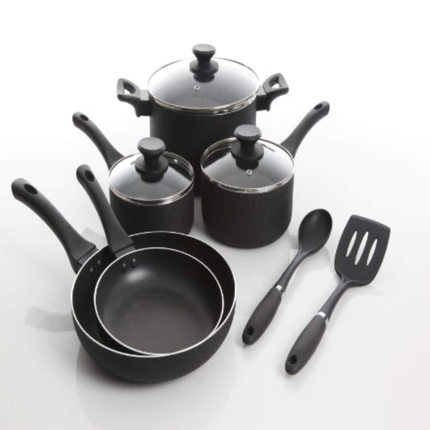 Batería De Cocina Aluminio Ashford 10 Pzs Oster2#Negro