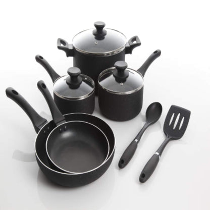 Batería De Cocina Aluminio Ashford 10 Pzs Oster2#Negro