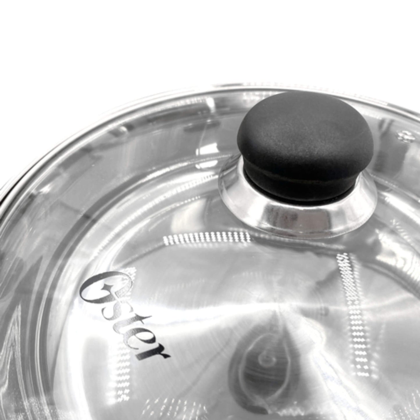 Batería De Cocina Acero Inoxidable Rametto 8 Pzs Oster3#Plateado