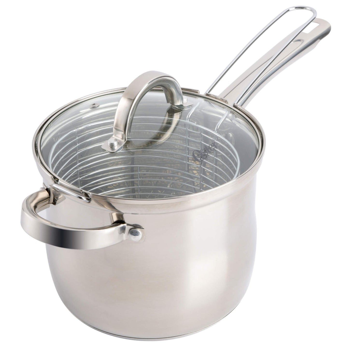 Set Freidora Sangerfield 3 Pcs Acero Inoxidable 18,5 cms Oster3#Plata