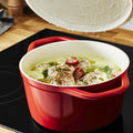 Olla Cocotte Air 20 Cm Tefal1#Rojo