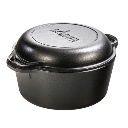 Olla Holandesa Doble 4.7 Lts Lodge Cast Iron1#Negro