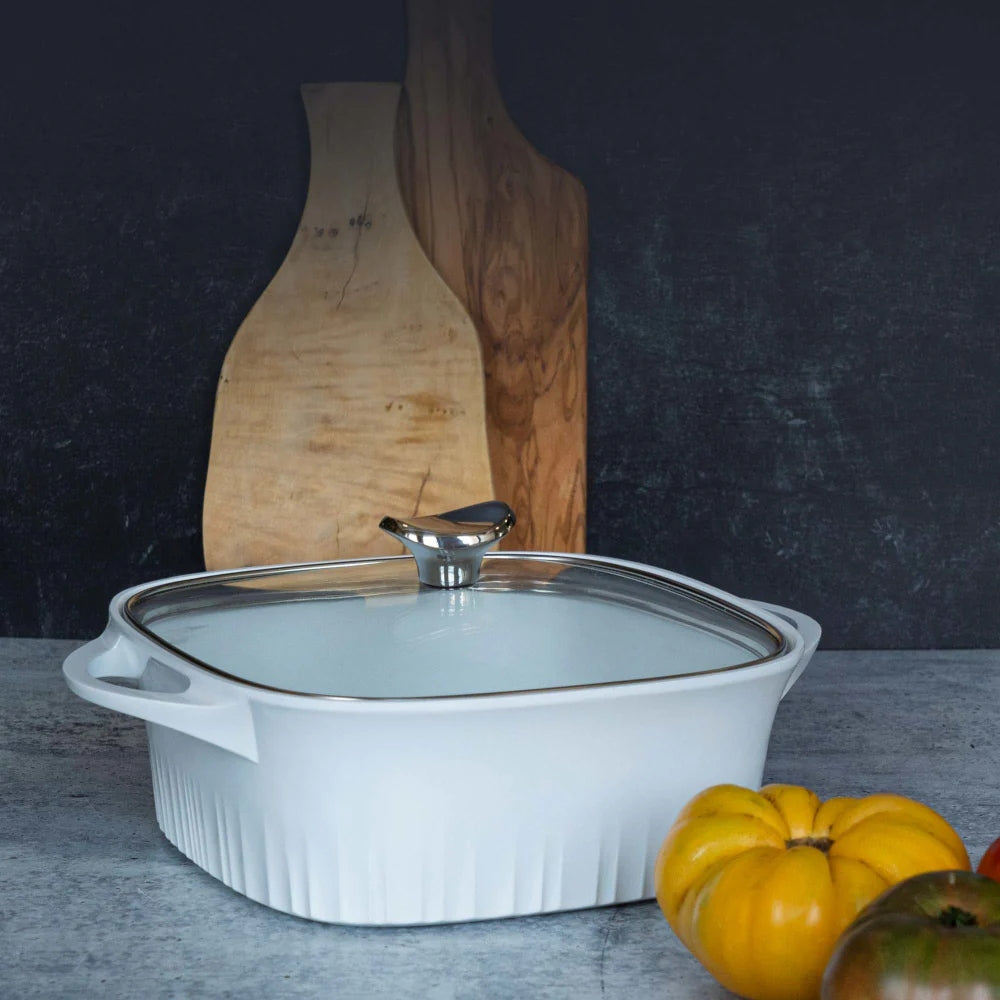 Olla Cast Aluminum 3 Lts Corning Ware1#Blanco