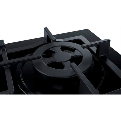 Encimera a Gas Vidrio Templado 4 Quemadores  Serie 4 60 cm Bosch4#Negro