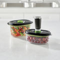 Pack Contenedores Con Marinador 700 Ml y 1.2 Lts FFC025X Food Saver1#Sin Color