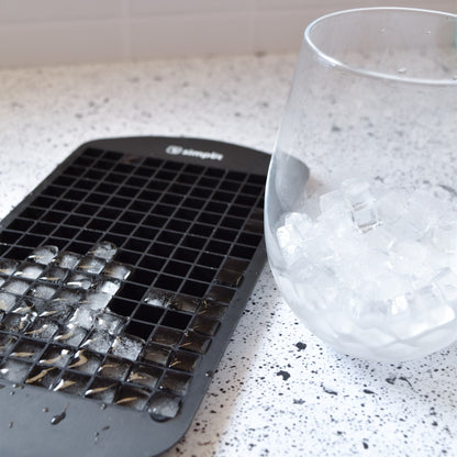 Pack 3 Cubetas de Hielo Silicona Simplit6#Negro