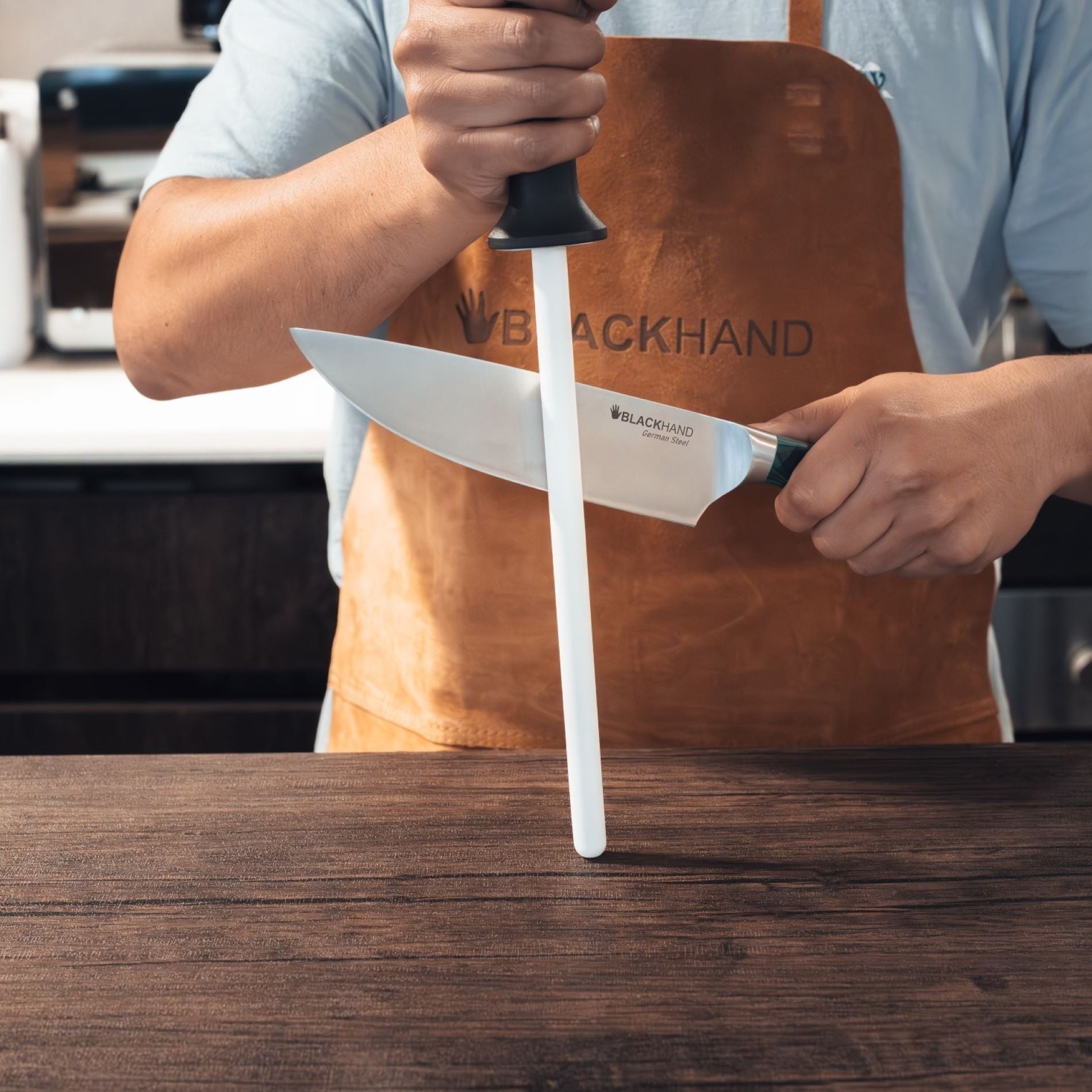 Chaira Cerámica Profesional 10'' BlackHand2#Blanco