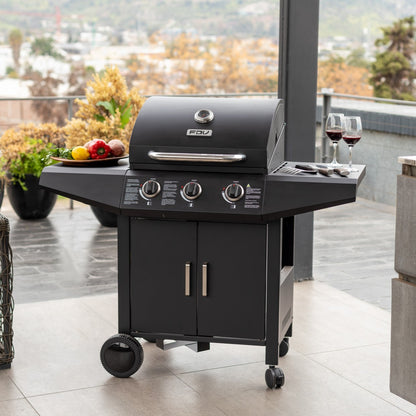 Parrilla a Gas Essence 3Q Black FDV