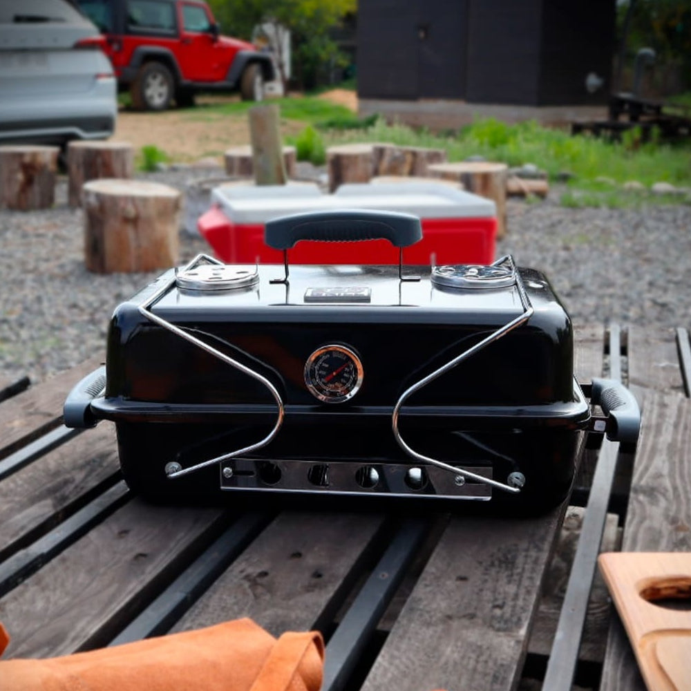Parrilla Portátil Sherpa Carbón BBQ Grill1#Negro