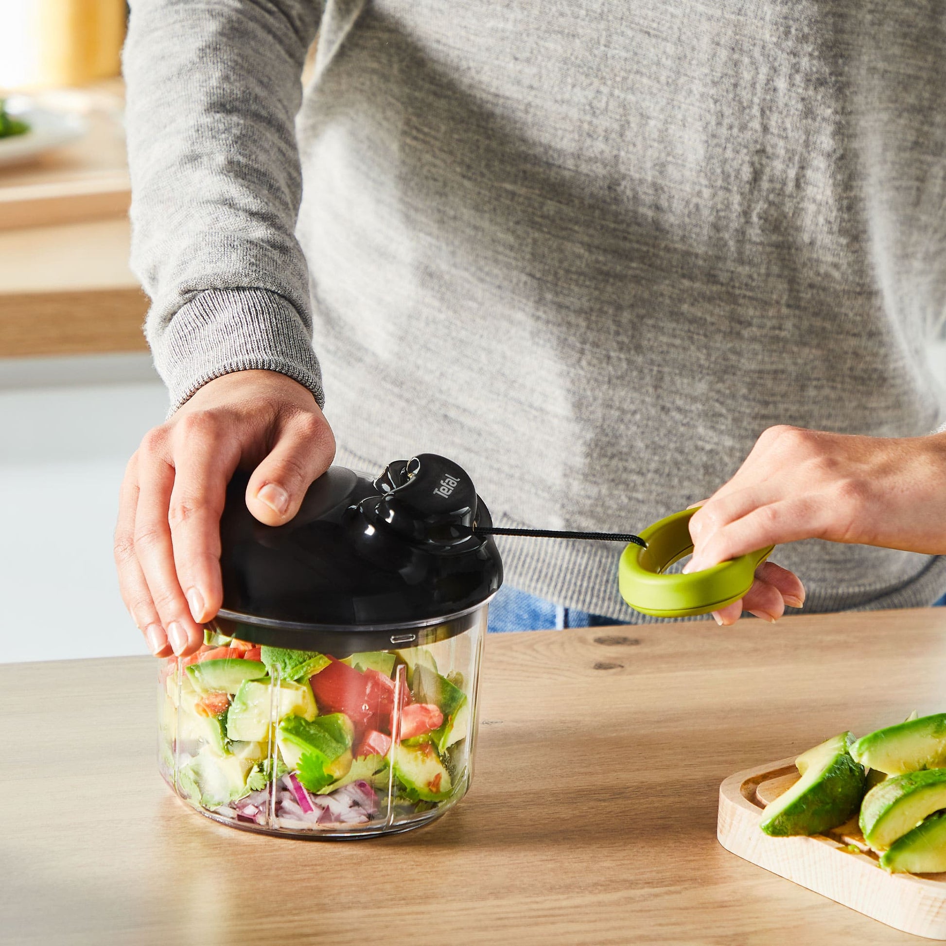 Picadora Manual 5-Second Chopper Tefal1#Verde