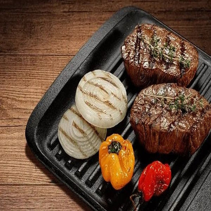 Plancha Churrasquera Grill Hierro Fundido Electrolux3#Negro