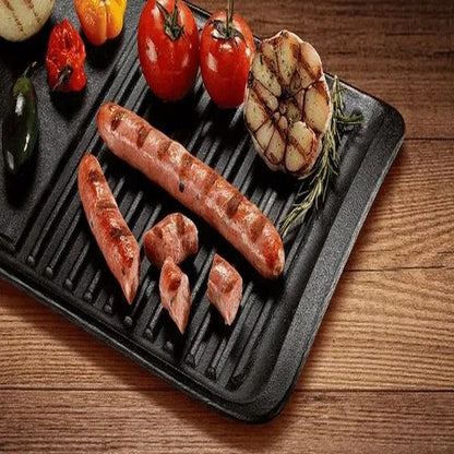Plancha Churrasquera Grill Hierro Fundido Electrolux4#Negro
