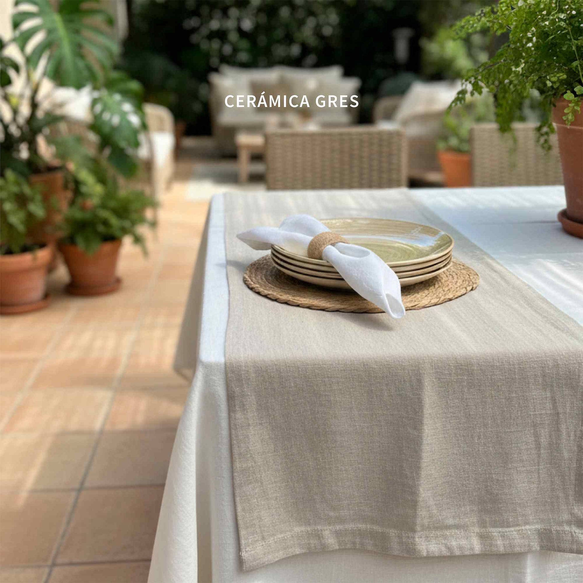 Set 4 Platos Fondo Cerámica 26,7cm Siena Simplit2#Beige