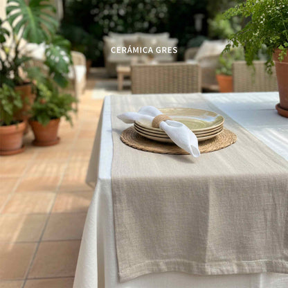 Set 4 Platos Fondo Cerámica 26,7cm Siena Simplit2#Beige