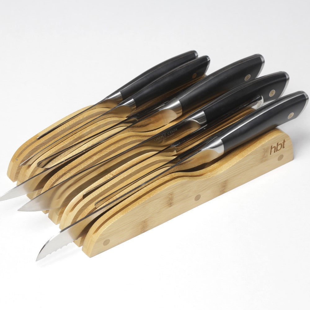 Portacuchillos Bambú Natural HBT1#Beige