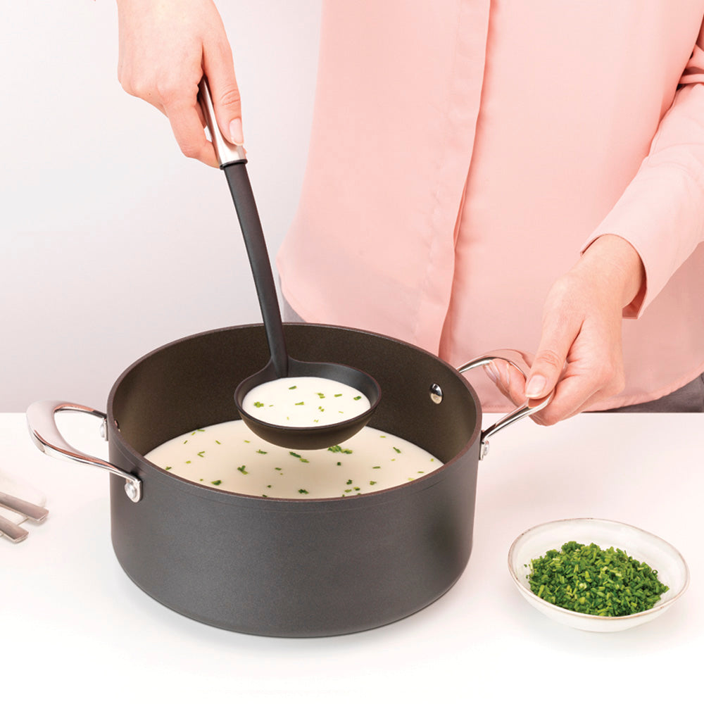 Robert Welch Signature Cucharón - Acero Inoxidable 18/10, Tamaño Grande Cucharón Grande Cocina