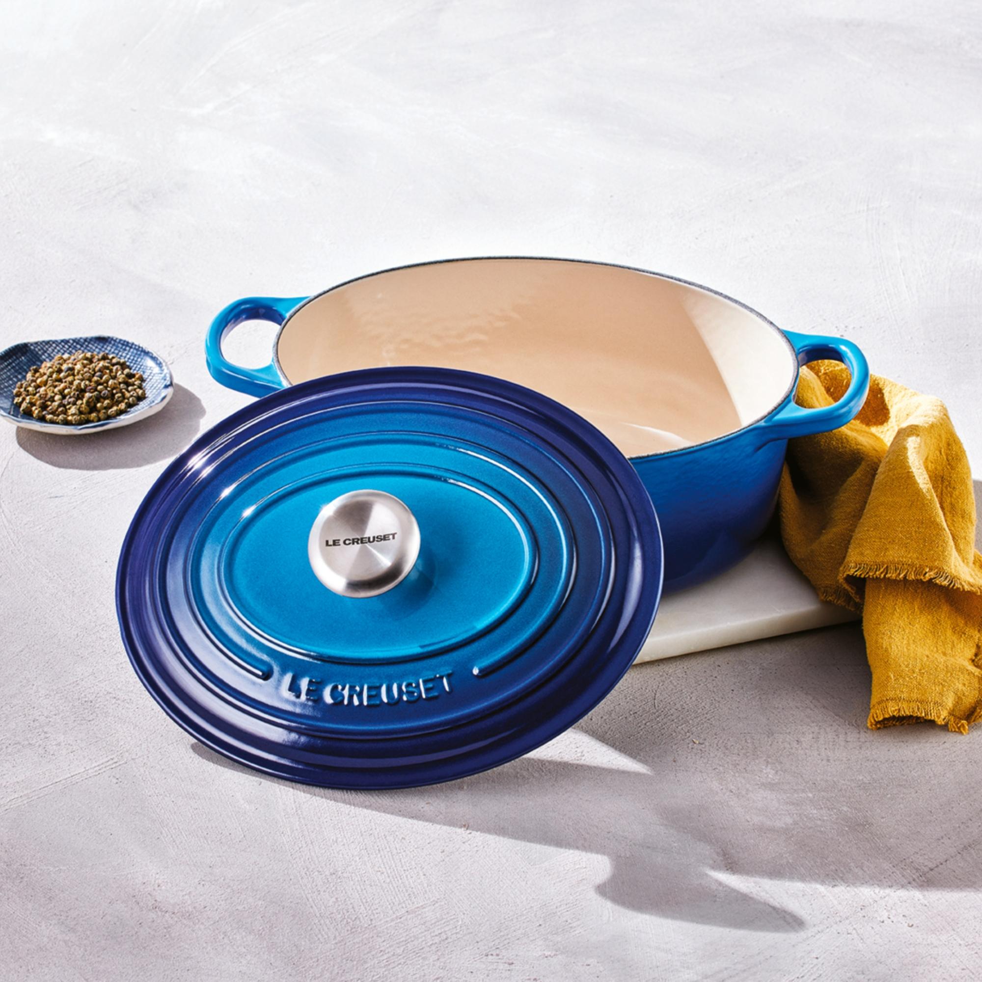 Cocotte Oval Azure 27 Cm Le Creuset – Kitchen Center
