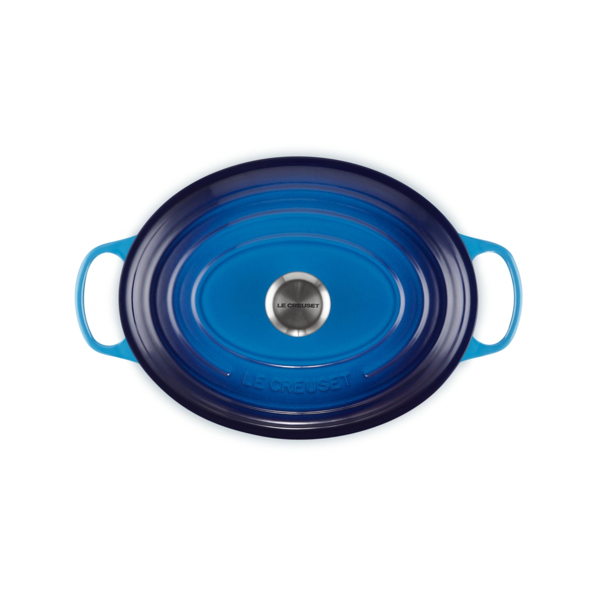 Cocotte Oval Azure 27 Cm Le Creuset5#Azul