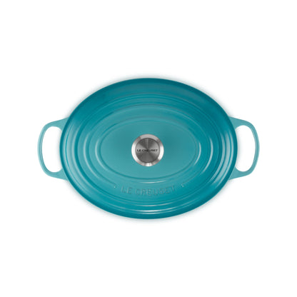 Cocotte Oval 29 Cm Caribe Le Creuset6#Azul