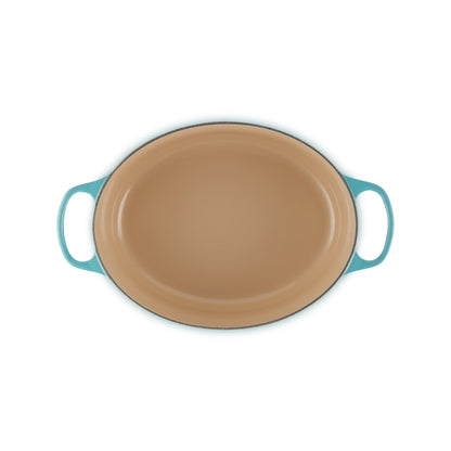 Cocotte Oval Caribe 31 Cm Le Creuset4#Azul