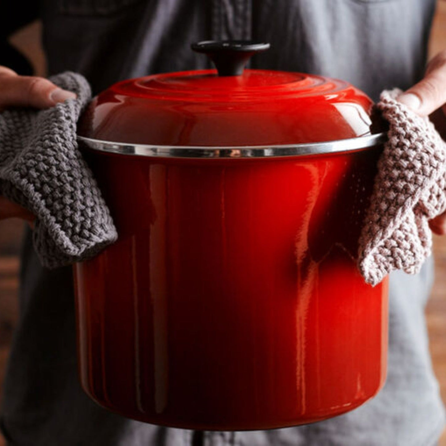 Cacerola Alta Cereza 11.4 Lts Le Creuset4#Rojo