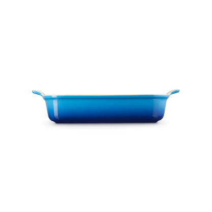 Fuente Rectangular 32 Cm Le Creuset7#Azul