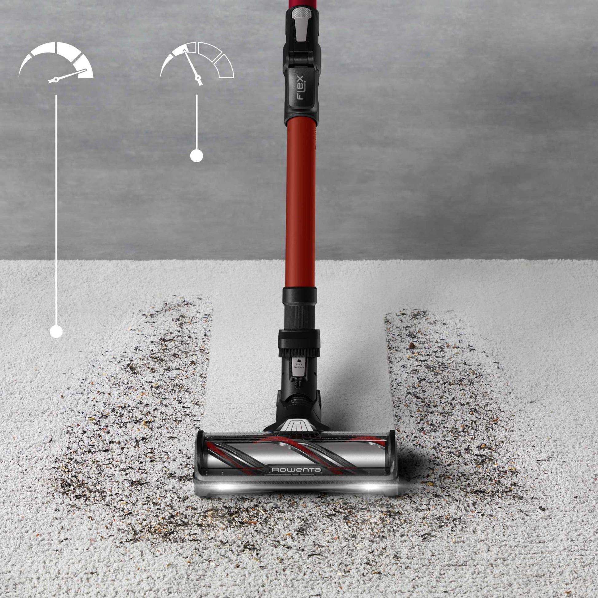 Aspiradora Vertical X-FORCE 13.60 150W Animal Care Rowenta7#Rojo