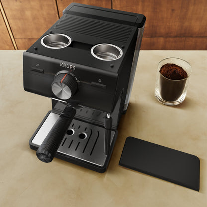 Cafetera Espresso Authentic Negro Krups2#Negro