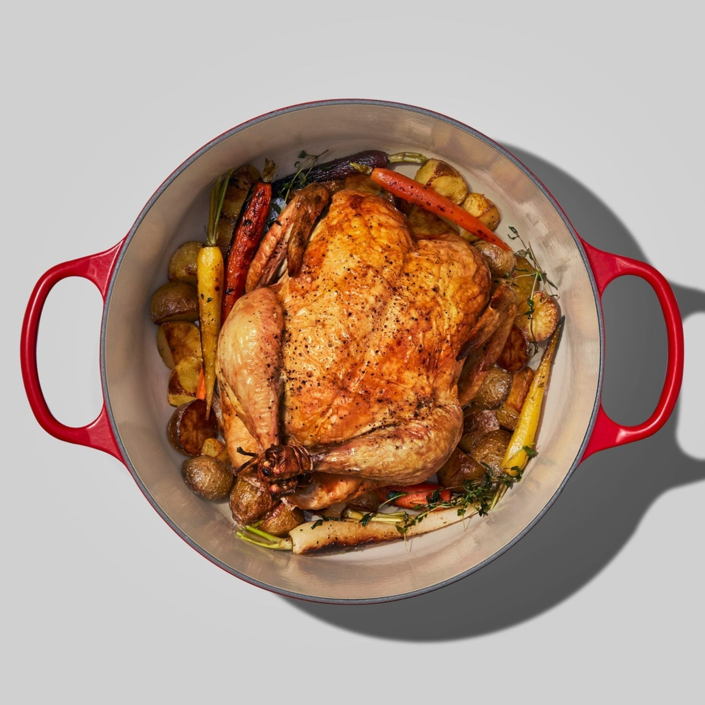 Cocotte Redonda Cereza 28 Cm Le Creuset2#Rojo