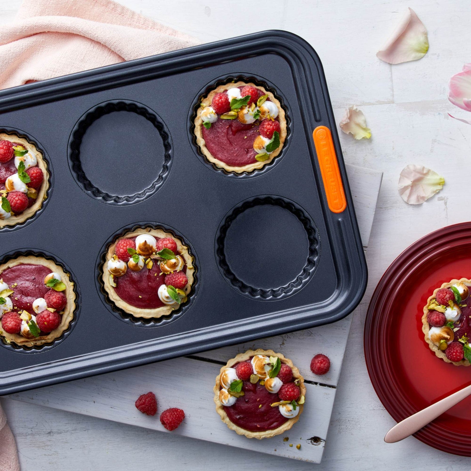 Molde 6 Tartaletas Le Creuset1#Negro