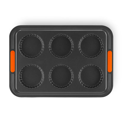 Molde 6 Tartaletas Le Creuset4#Negro