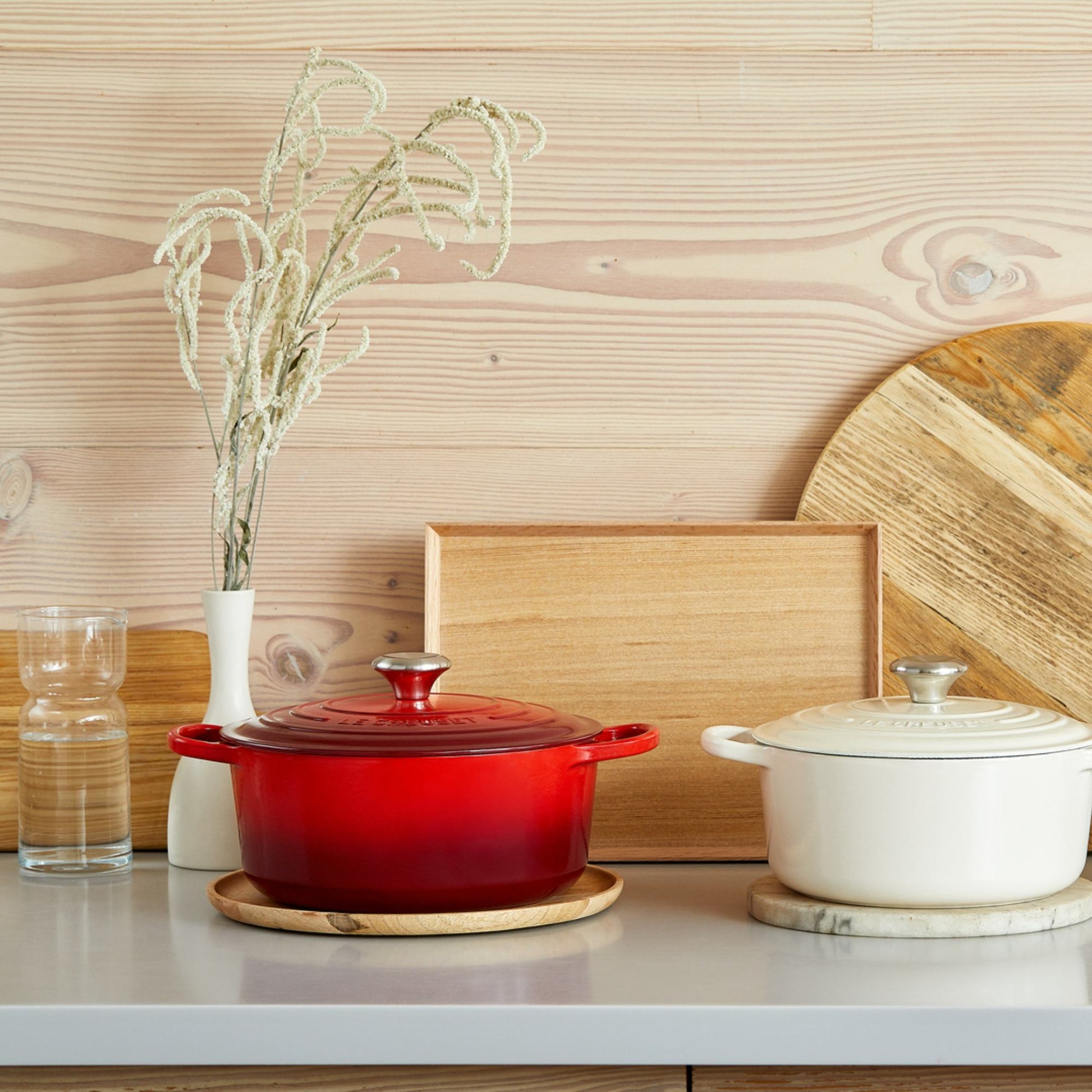 Cocotte Redonda Cereza 34 Cm Le Creuset2#Rojo