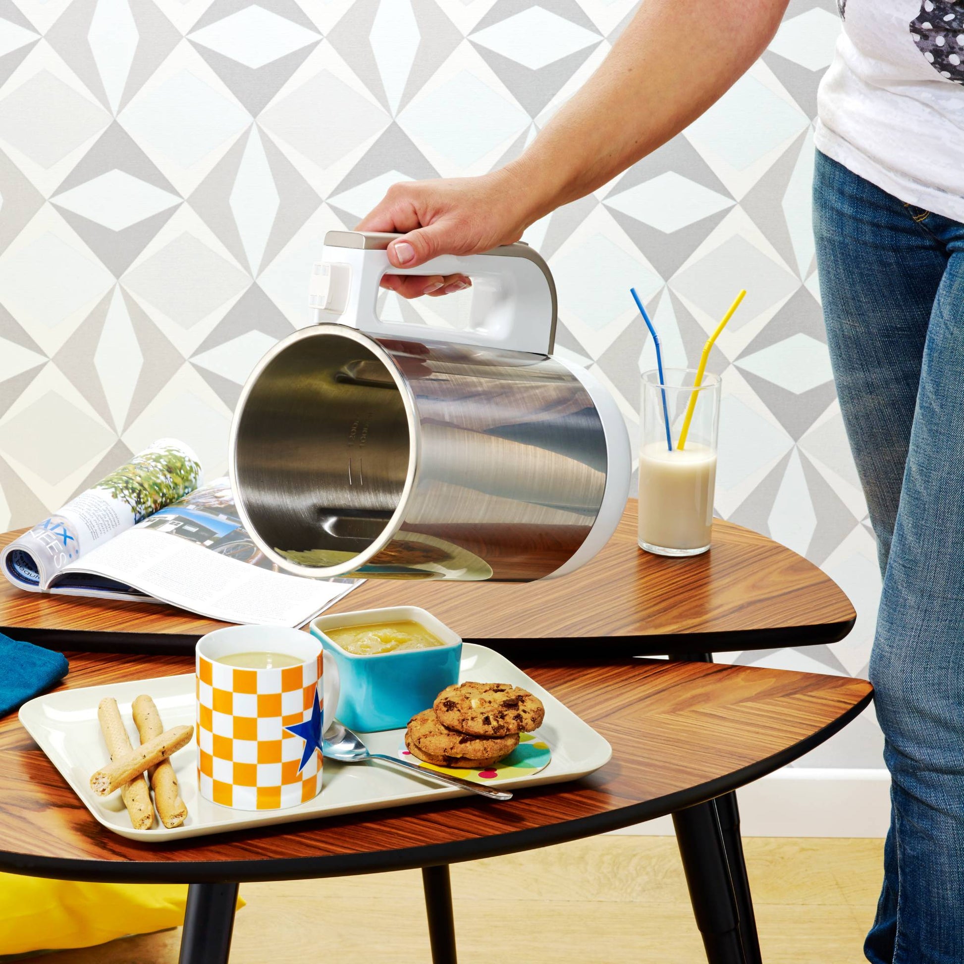 Máquina de Sopa Easy Soup Moulinex5#Blanco