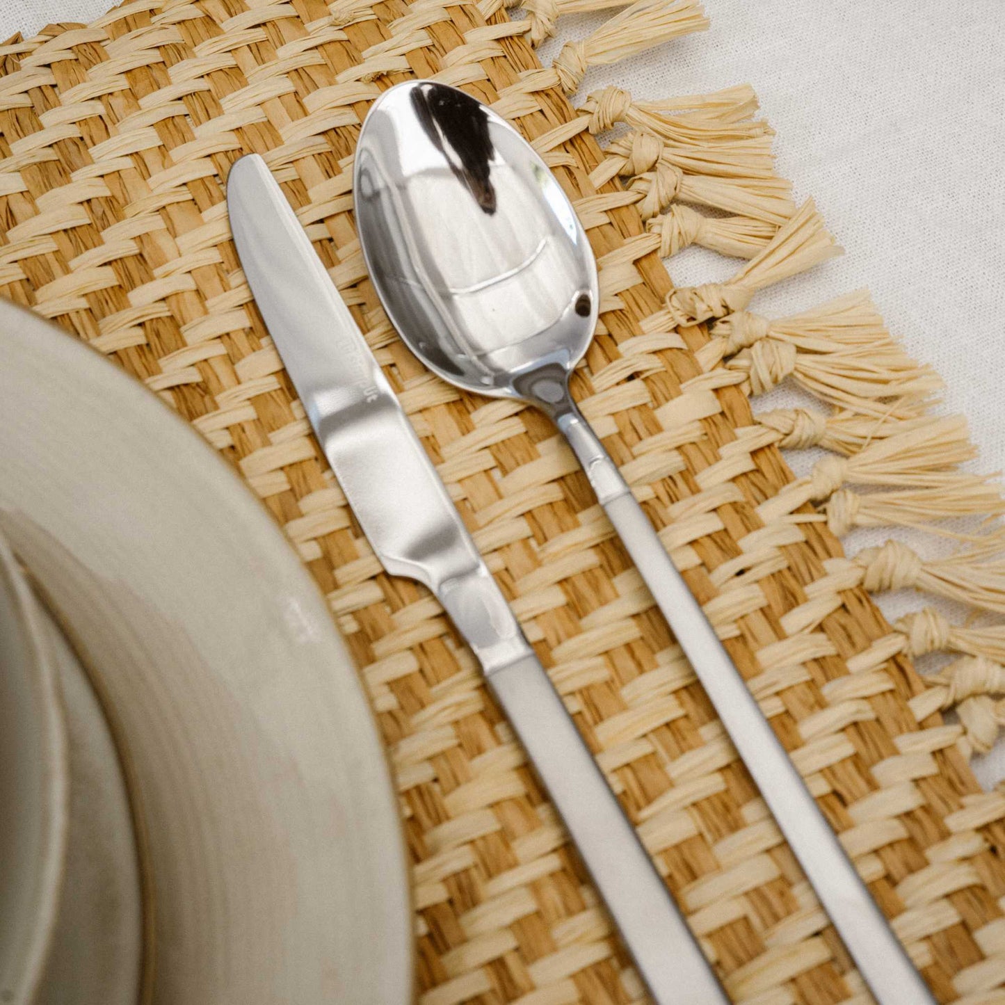 Set de Cuchilleria 30 pcs Acero Inoxidable Puglia Simplit3#Gris