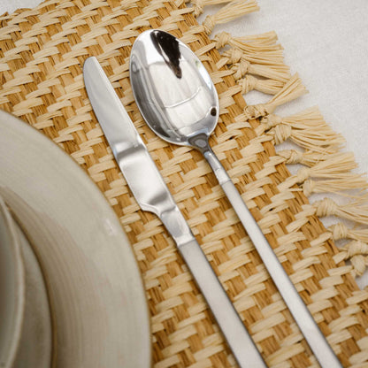 Set de Cuchilleria 30 pcs Acero Inoxidable Puglia Simplit3#Gris