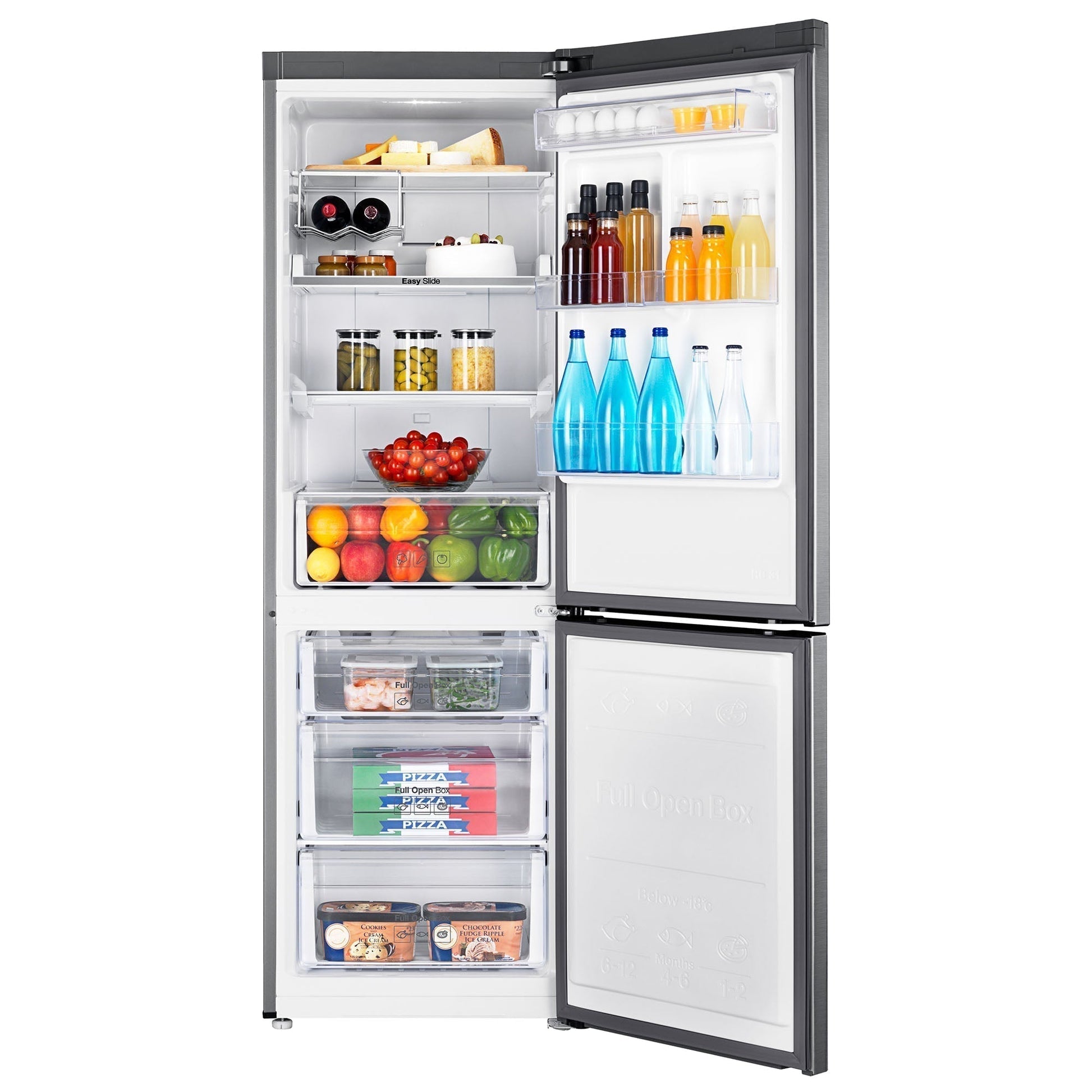 Refrigerador Bottom Mount Freezer RB33J3230SAZS 328 Lts Samsung7#Metal Graphite