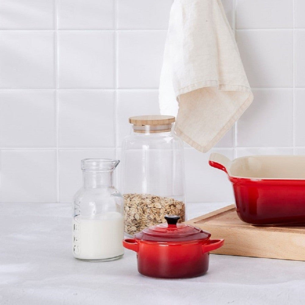 Mini Cocotte Redonda 10 Cm Le Creuset2#Rojo