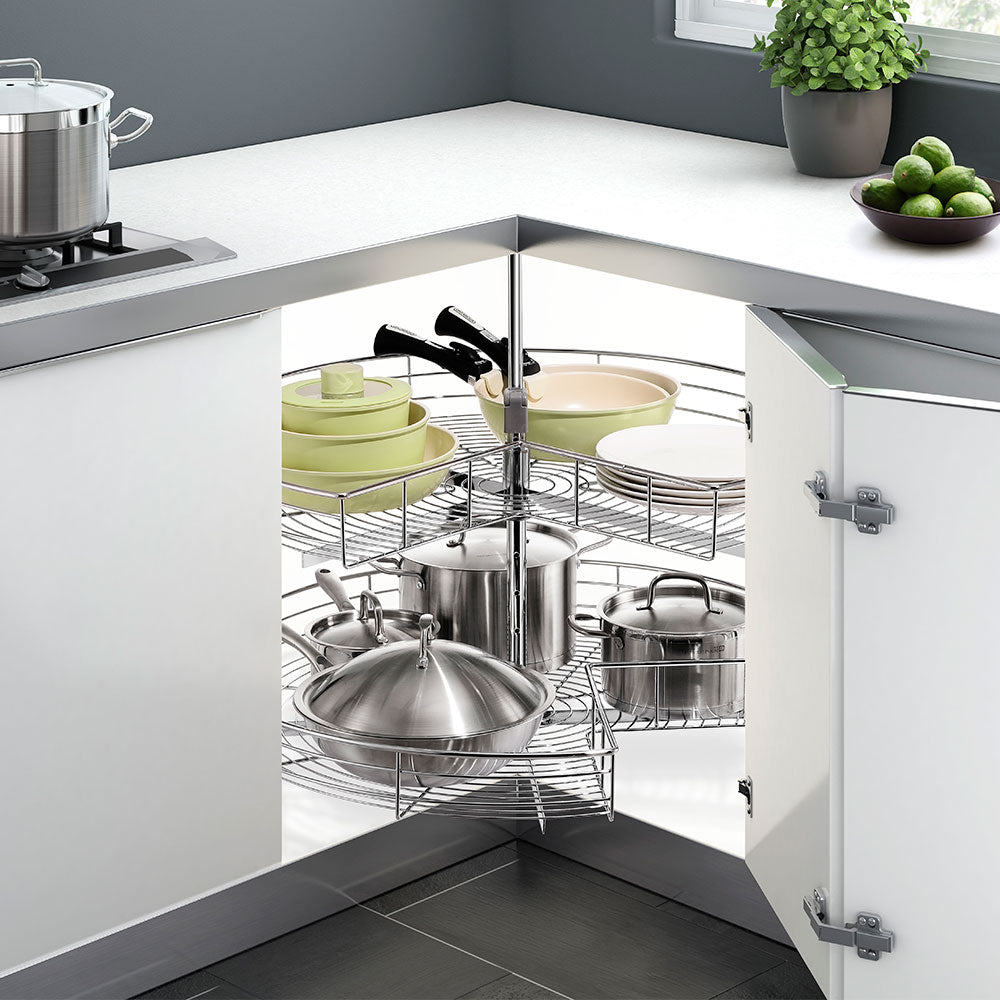 Rotonda Esquinera 270° Cromada HBT1#Gris