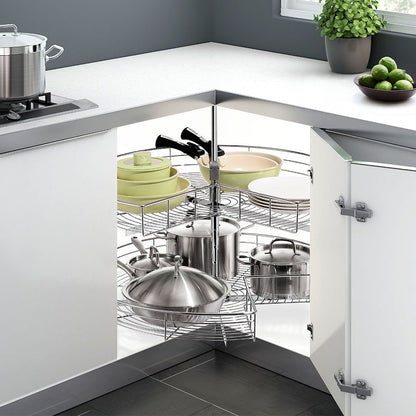 Rotonda Esquinera 270° Cromada HBT1#Gris