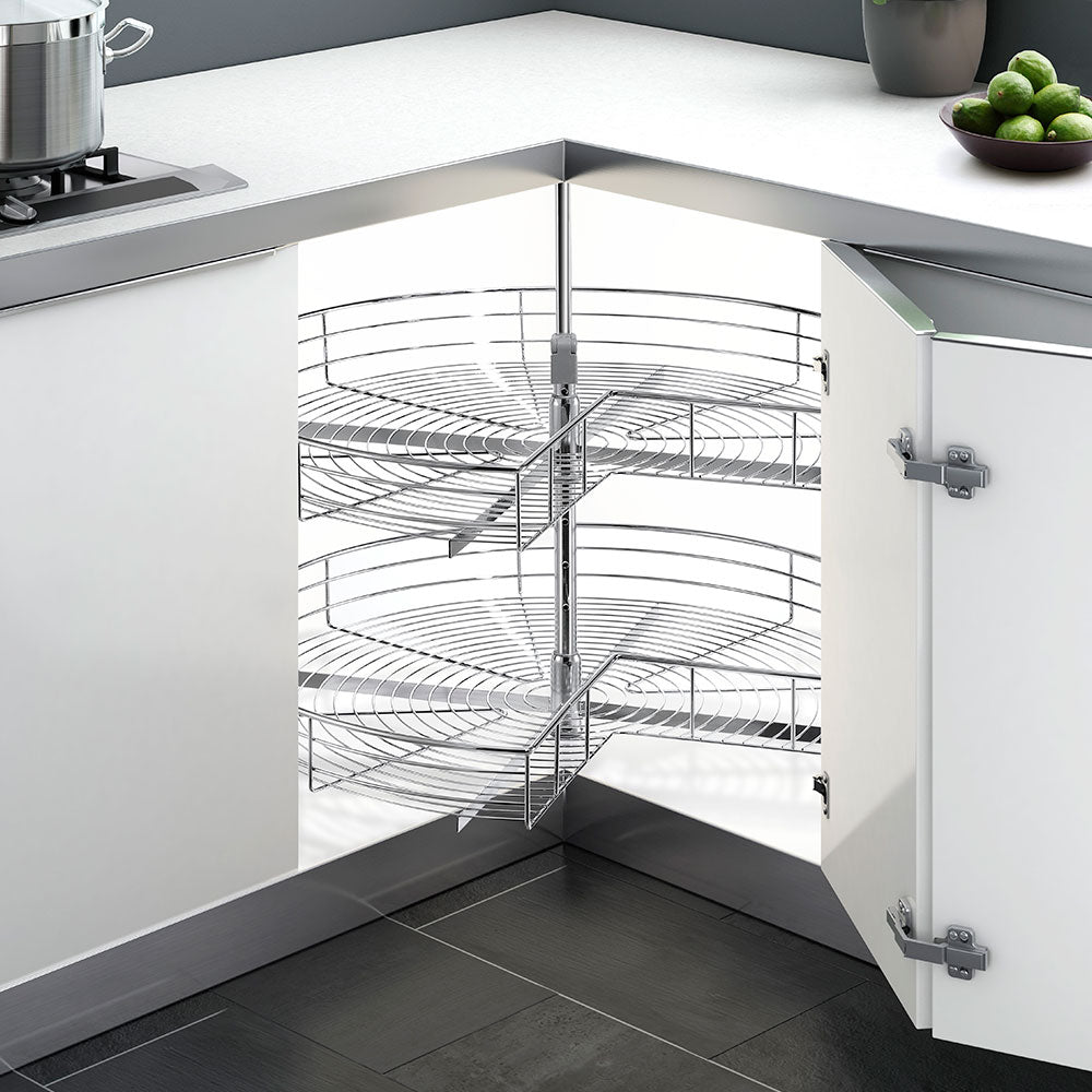 Rotonda Esquinera 270° Cromada HBT2#Gris