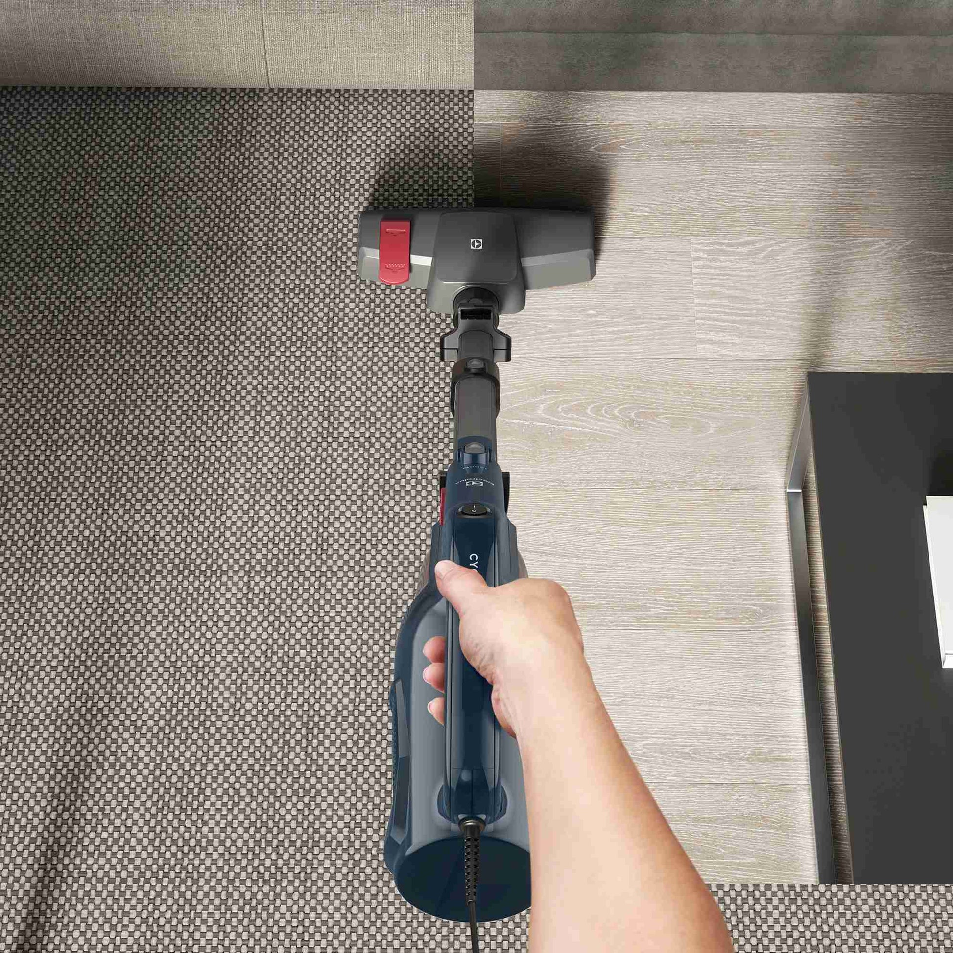 Aspiradora Vertical con Cable 1300W Ciclónica 3 en 1 Filtro HEPA PTE10 Electrolux2#Azul