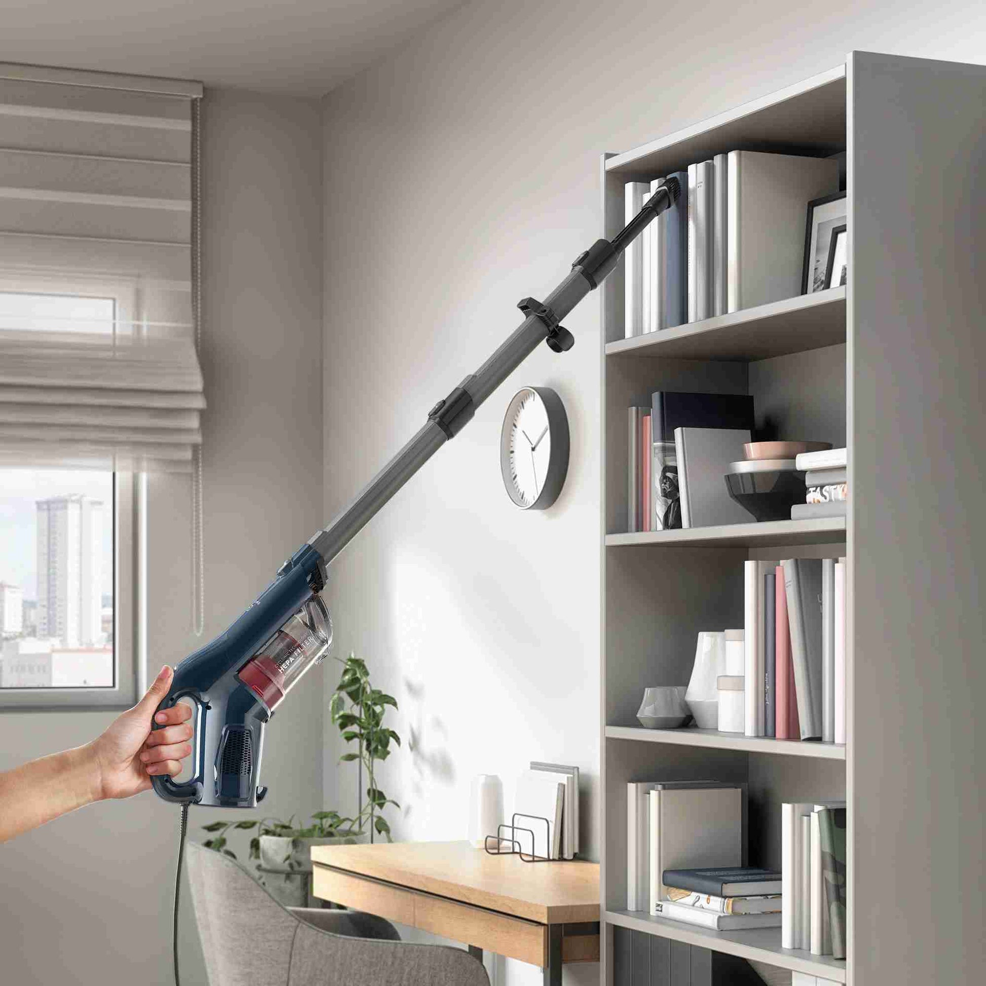Aspiradora Vertical con Cable 1300W Ciclónica 3 en 1 Filtro HEPA PTE10 Electrolux1#Azul