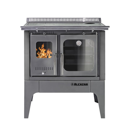 Cocina A Leña Europea S800-G Alcazar4#Gris