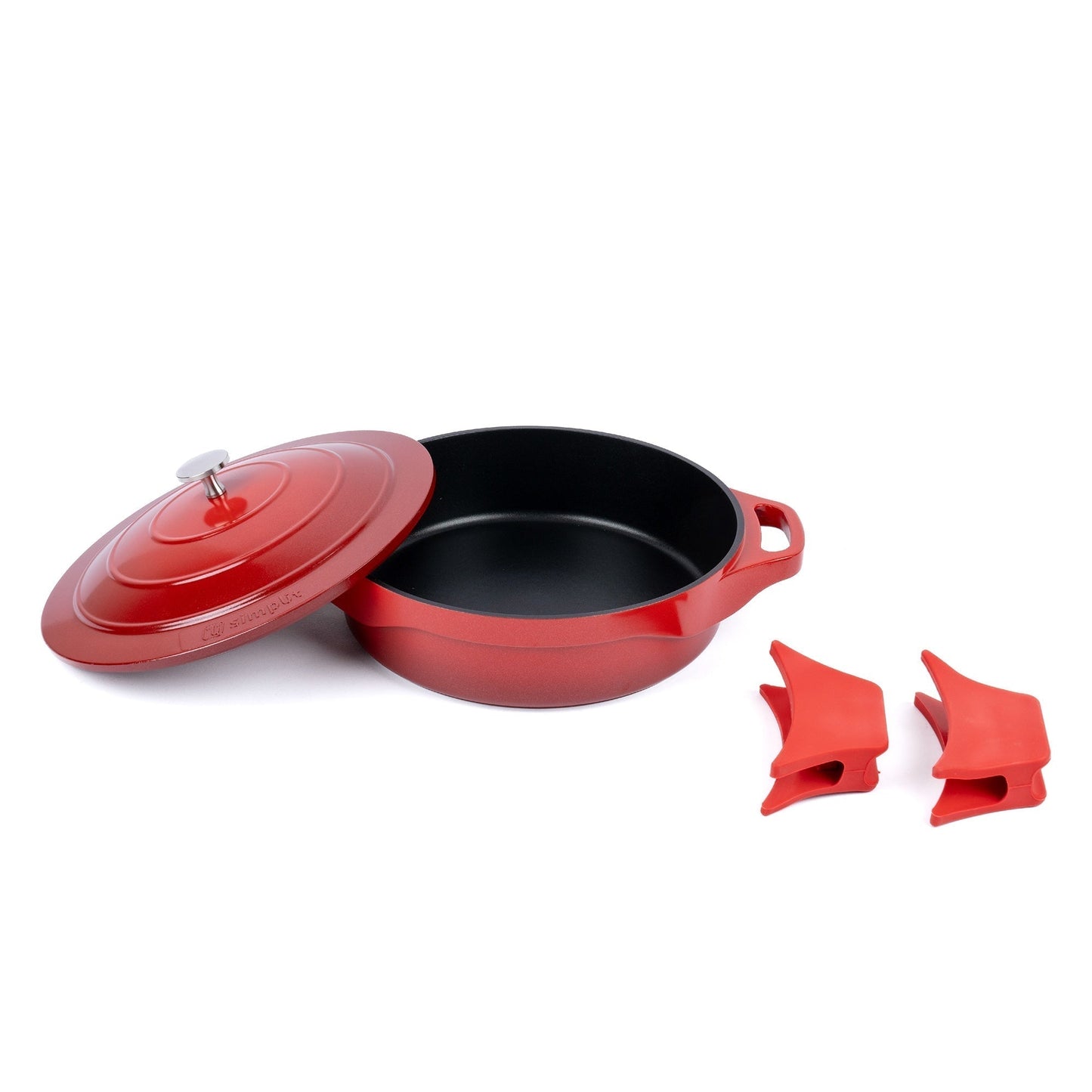 Olla Caserola Antiadherente 28cm Toulouse Simplit15#Rojo