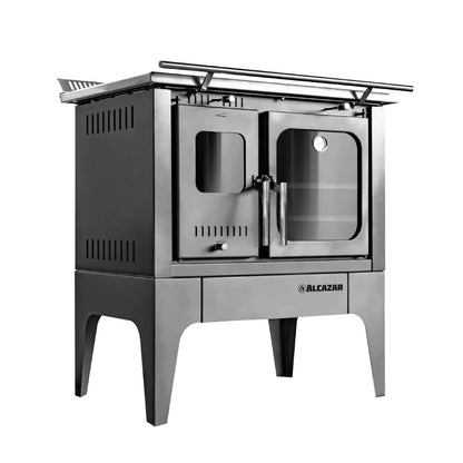 Cocina A Leña Europea S900 Alcazar7#Gris