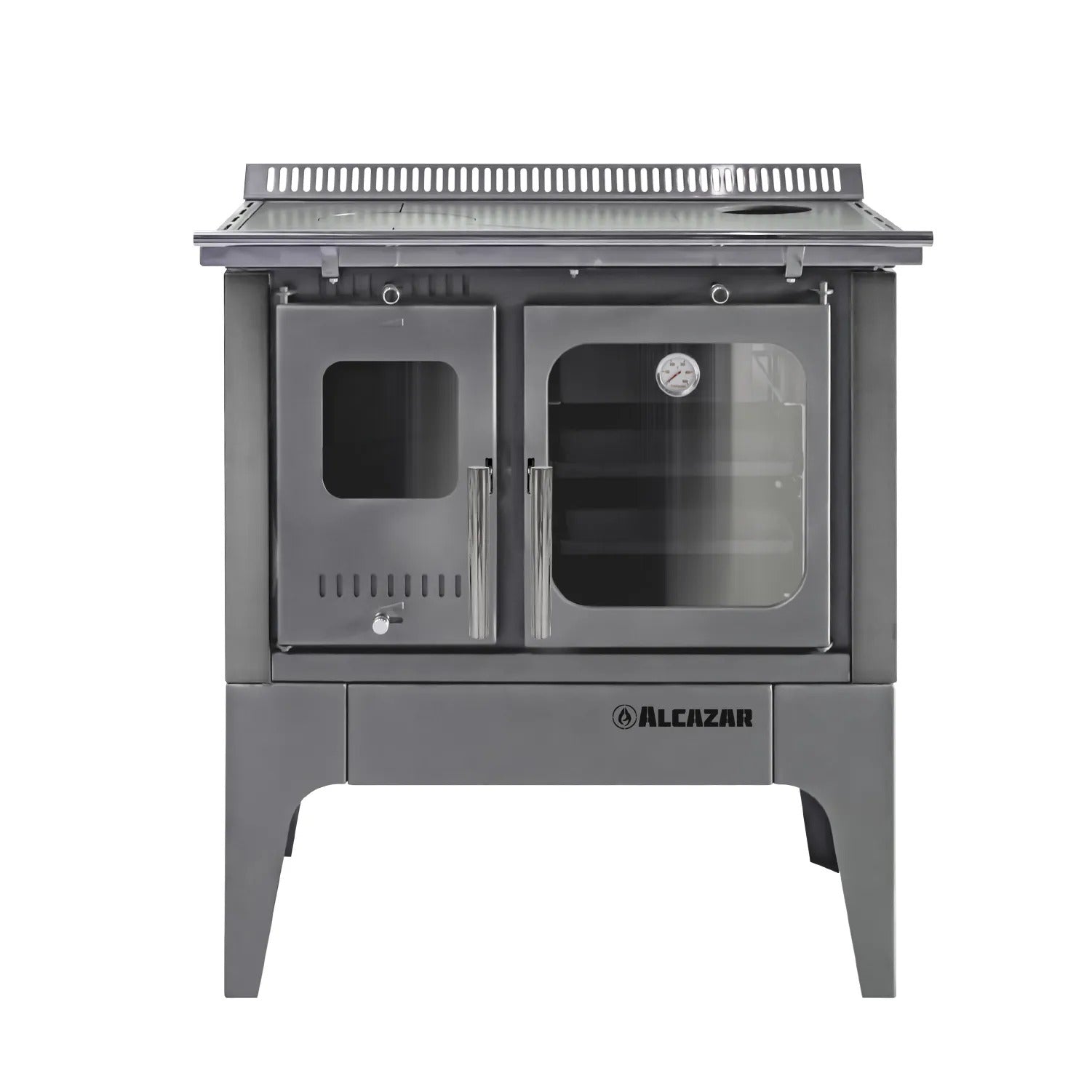 Cocina A Leña Europea S900 Alcazar8#Gris