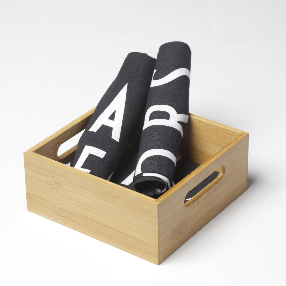 Servilletero Bambú Natural HBT1#Beige