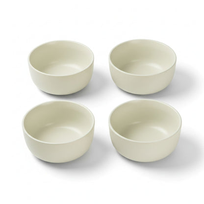 Set 4 Bowls Cerámica Melimoyu Decoexpress9#Marfil