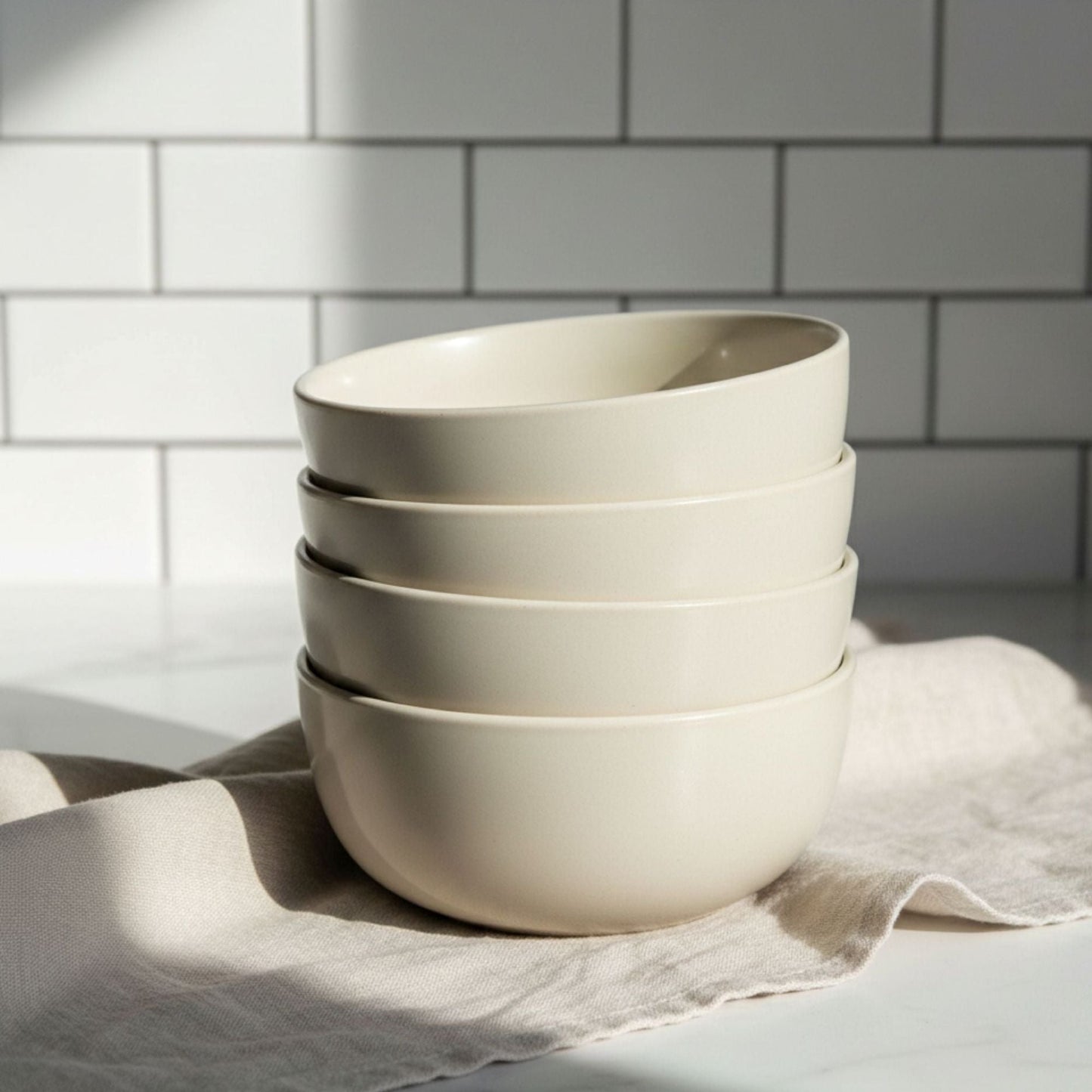 Set 4 Bowls Cerámica Melimoyu Decoexpress8#Marfil