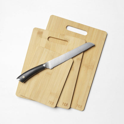 Set 3 Tablas para Cortar Bambú HBT1#Beige